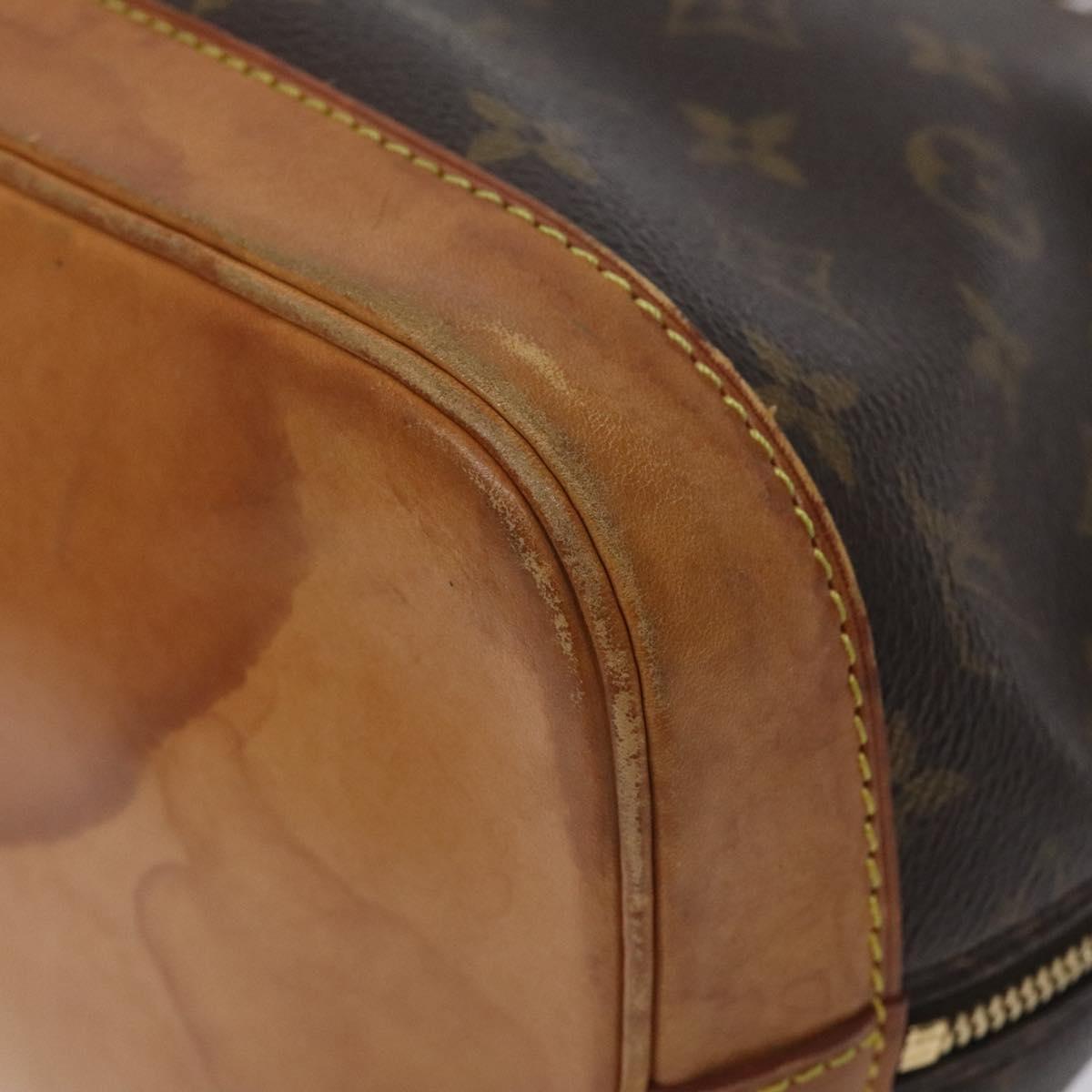 LOUIS VUITTON Monogram Alma Hand Bag M51130 LV Auth 128389