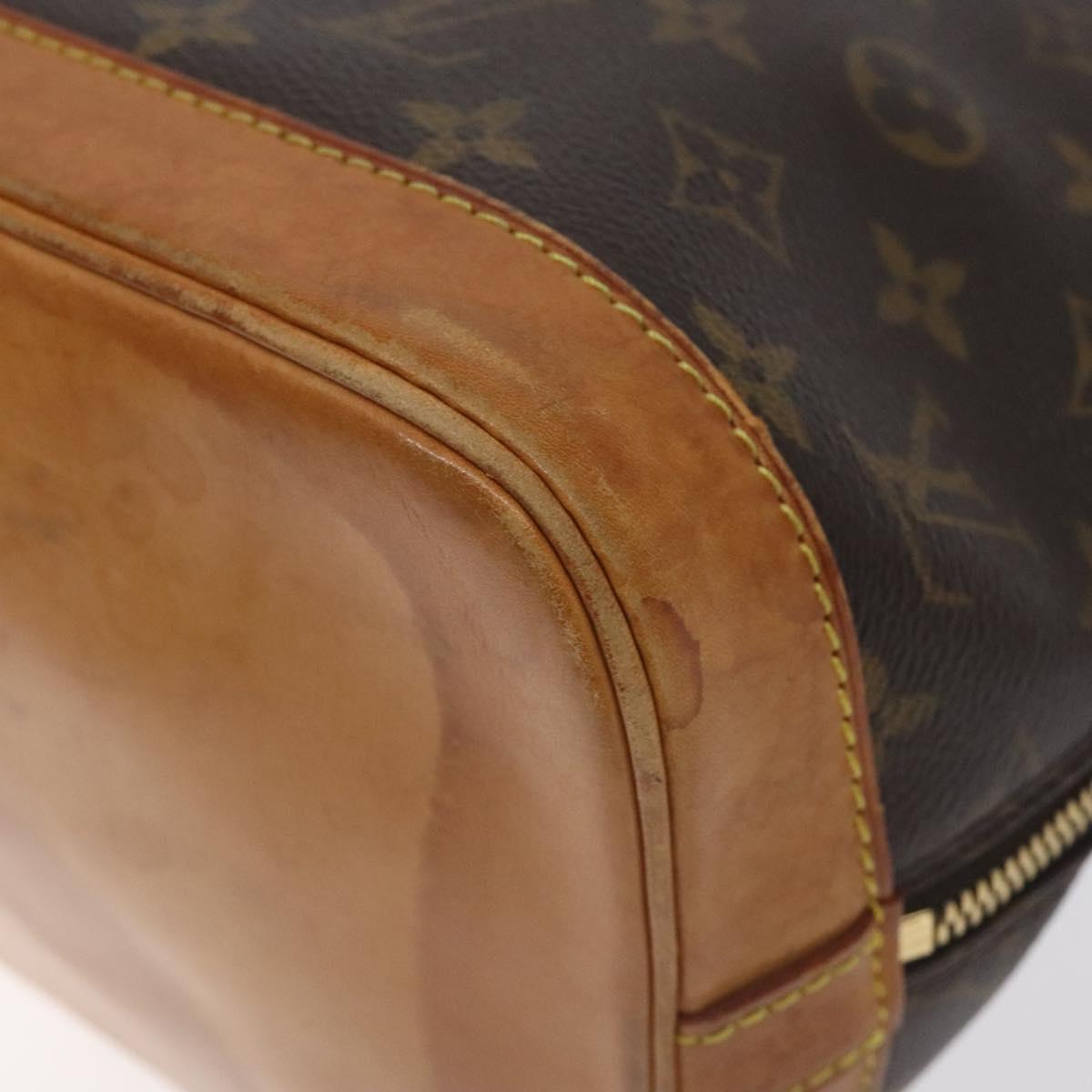 LOUIS VUITTON Monogram Alma Hand Bag M51130 LV Auth 128389