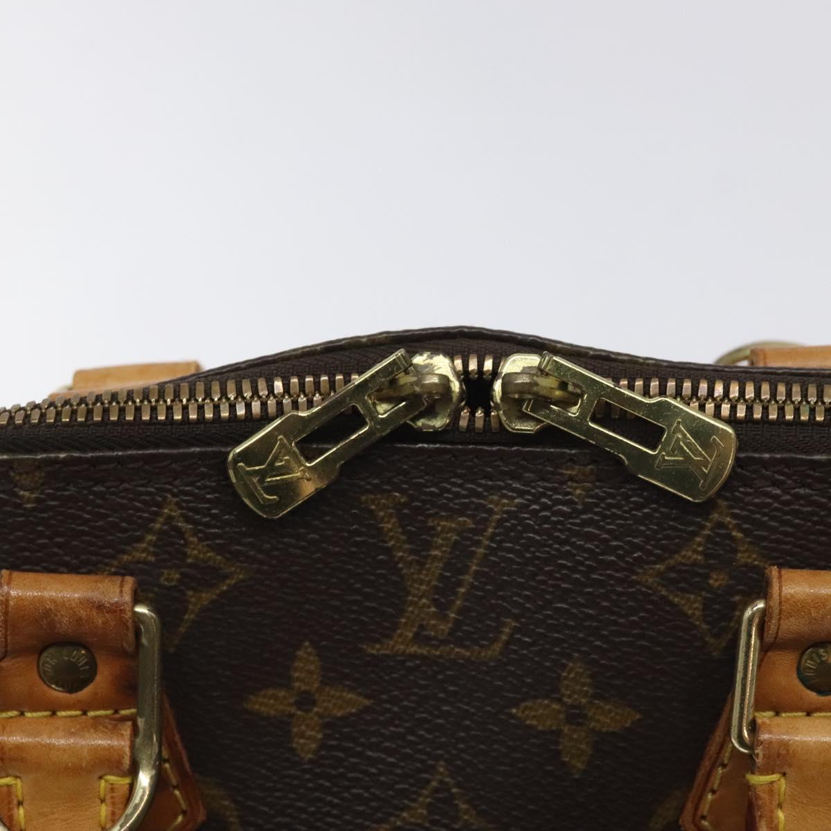 LOUIS VUITTON Monogram Alma Hand Bag M51130 LV Auth 128389