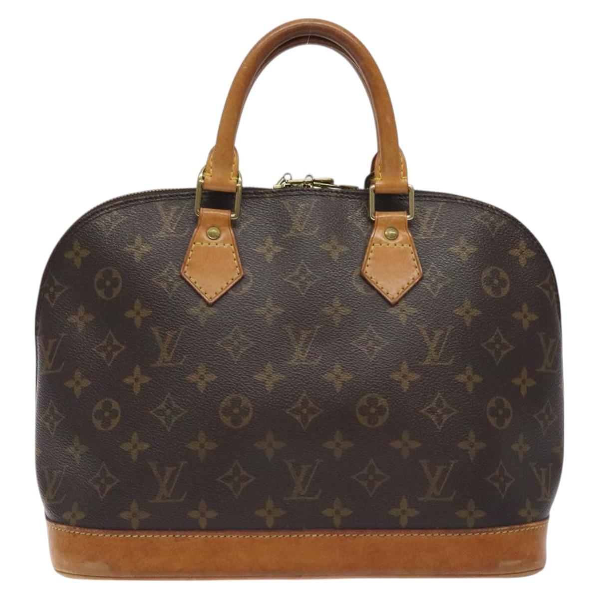 LOUIS VUITTON Monogram Alma Hand Bag M51130 LV Auth 128389