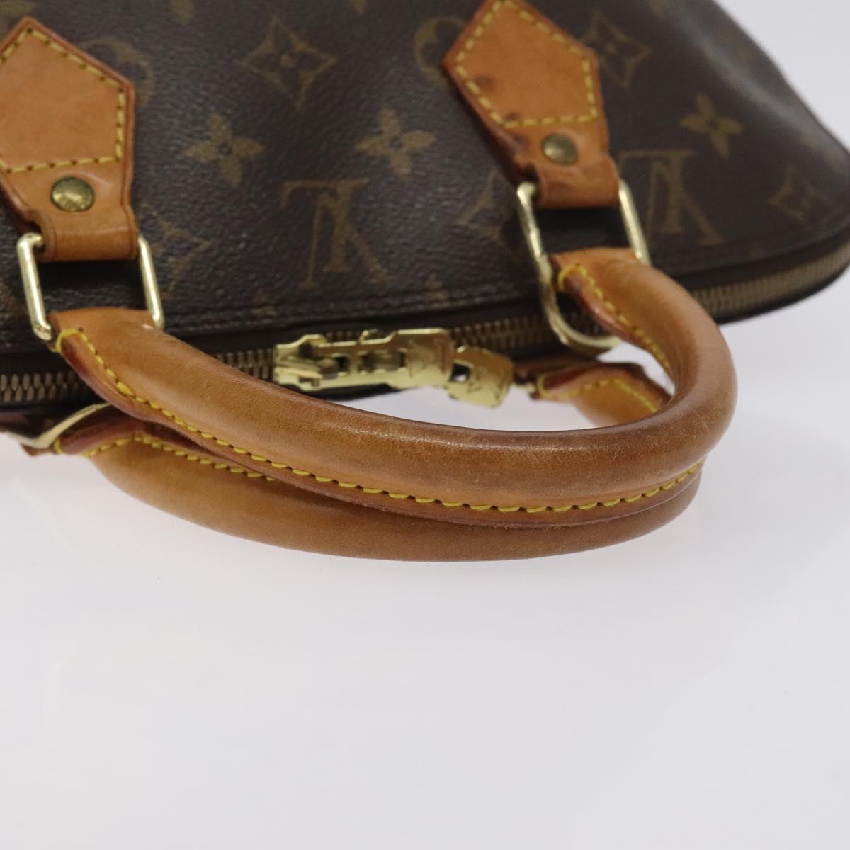LOUIS VUITTON Monogram Alma Hand Bag M51130 LV Auth 128389
