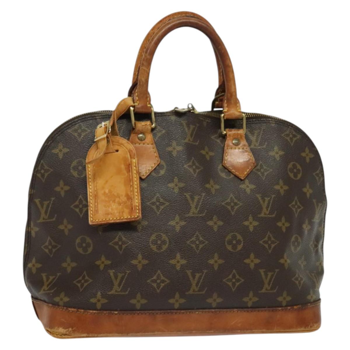 LOUIS VUITTON Monogram Alma Hand Bag M51130 LV Auth 128390