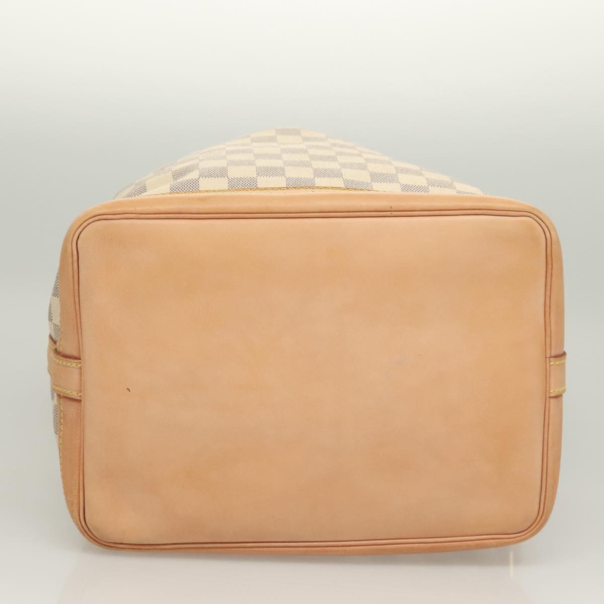 LOUIS VUITTON Damier Azur Noe Shoulder Bag N42222 LV Auth 128393