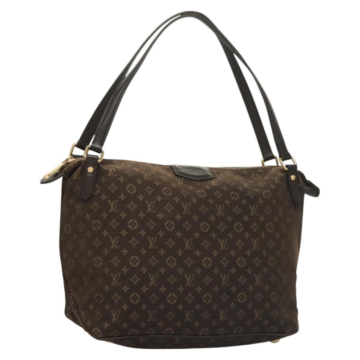 LOUIS VUITTON Monogram Idylle Ballad PM Tote Bag Dark Brown M40573 Auth 128397