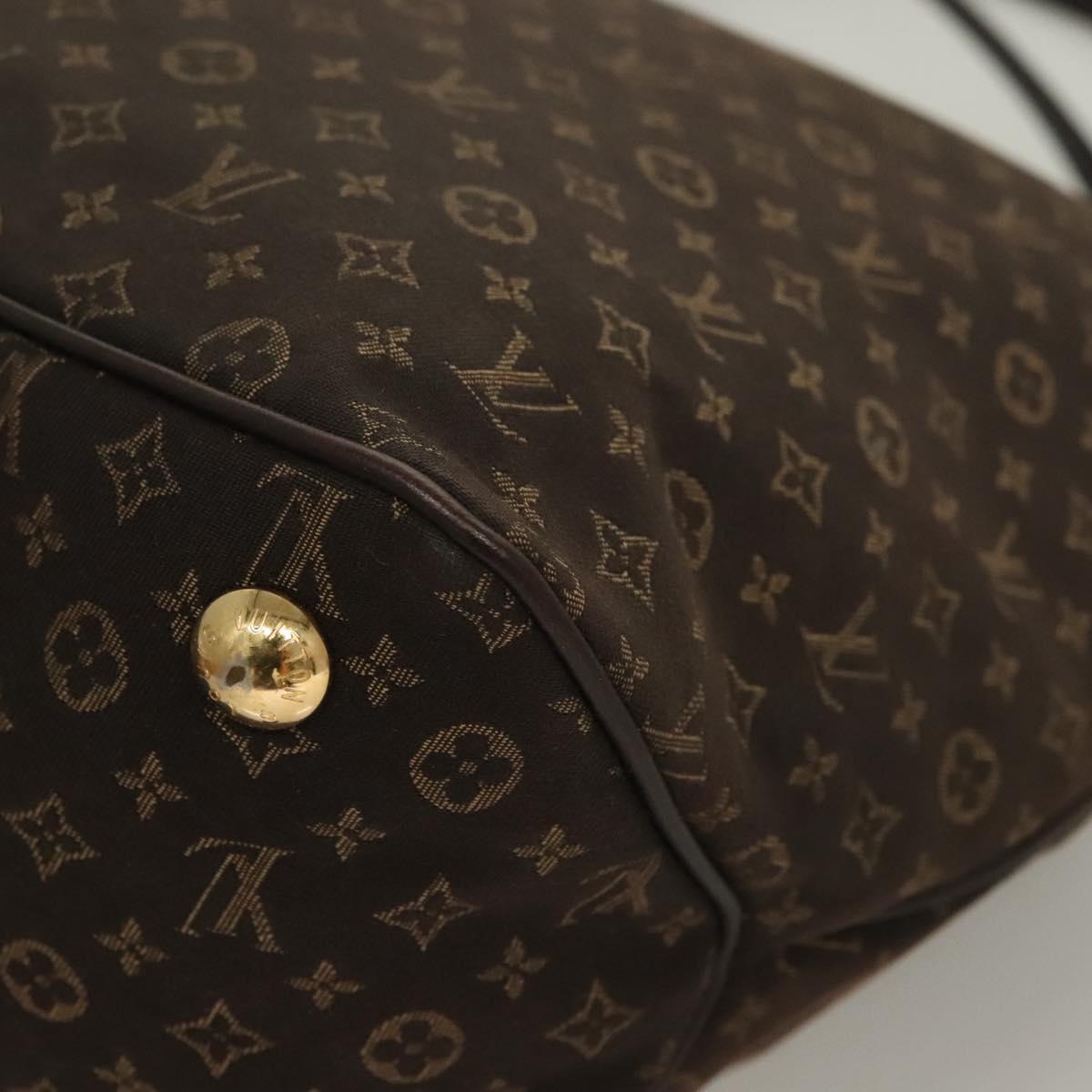 LOUIS VUITTON Monogram Idylle Ballad PM Tote Bag Dark Brown M40573 Auth 128397