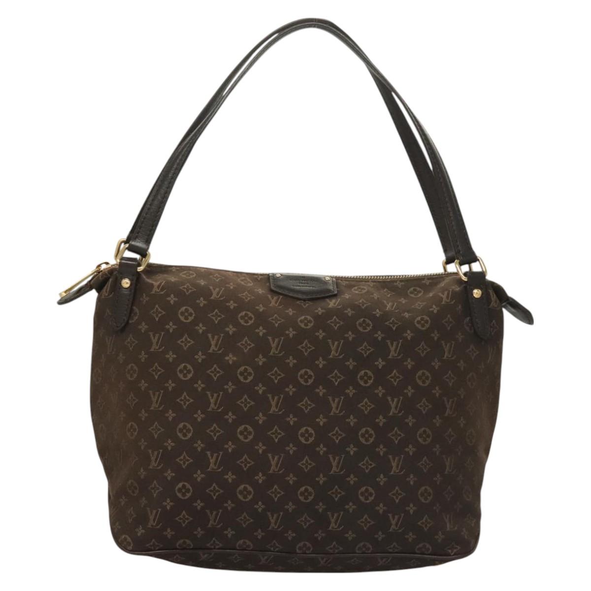 LOUIS VUITTON Monogram Idylle Ballad PM Tote Bag Dark Brown M40573 Auth 128397