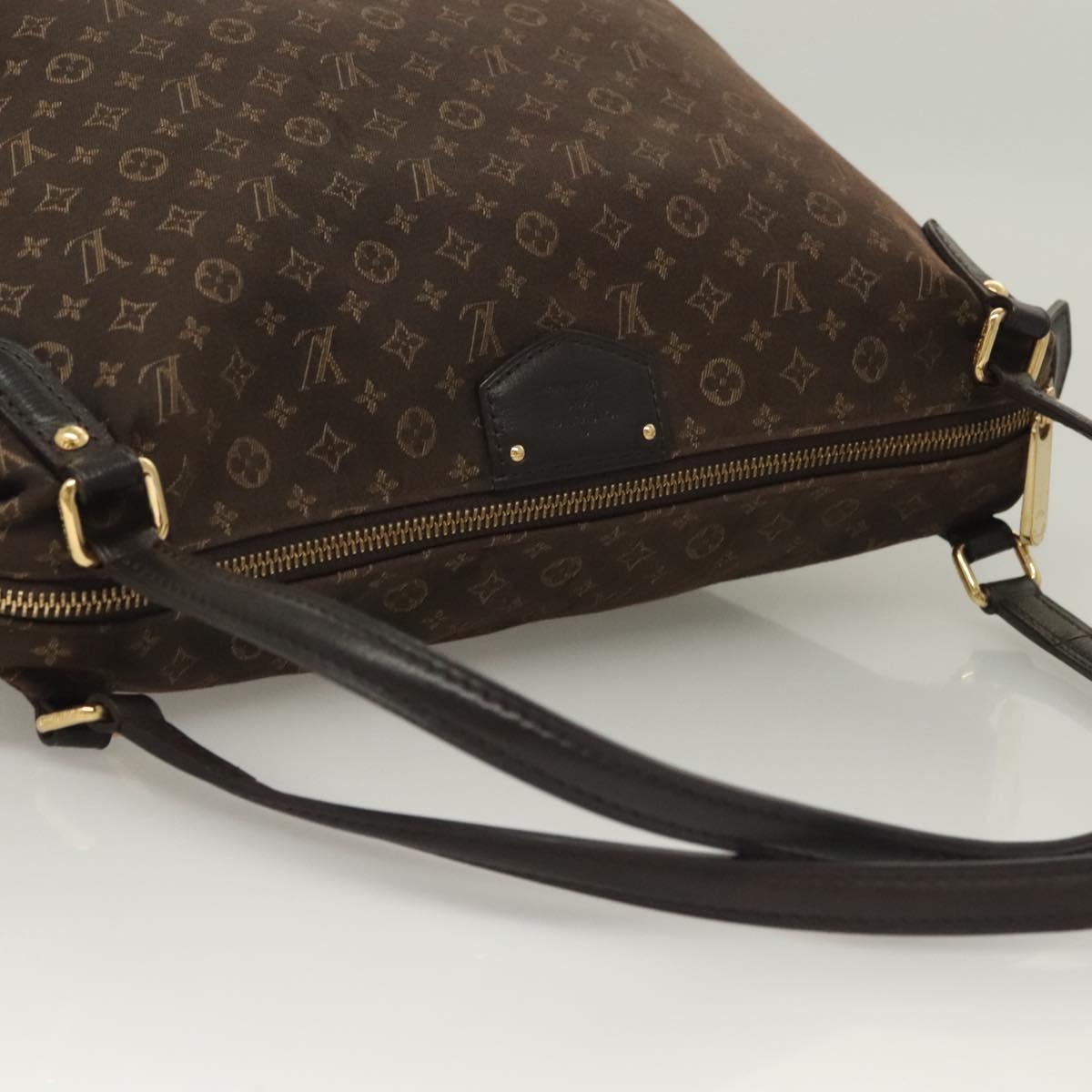 LOUIS VUITTON Monogram Idylle Ballad PM Tote Bag Dark Brown M40573 Auth 128397