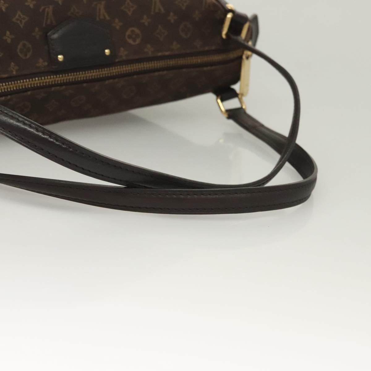 LOUIS VUITTON Monogram Idylle Ballad PM Tote Bag Dark Brown M40573 Auth 128397