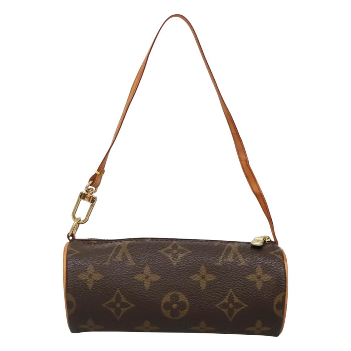 LOUIS VUITTON Monogram Papillon Pouch LV Auth 128411