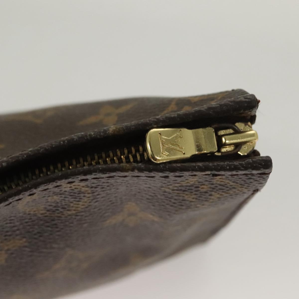 LOUIS VUITTON Monogram Poche Toilette 19 Pouch M47544 LV Auth 128418