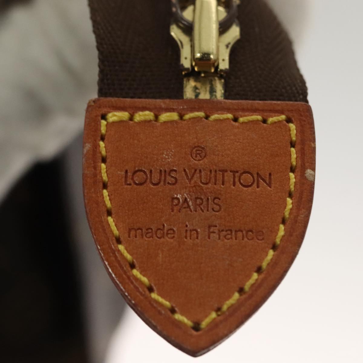 LOUIS VUITTON Monogram Poche Toilette 19 Pouch M47544 LV Auth 128418