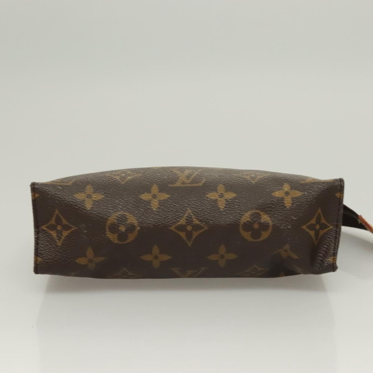 LOUIS VUITTON Monogram Poche Toilette 19 Pouch M47544 LV Auth 128418