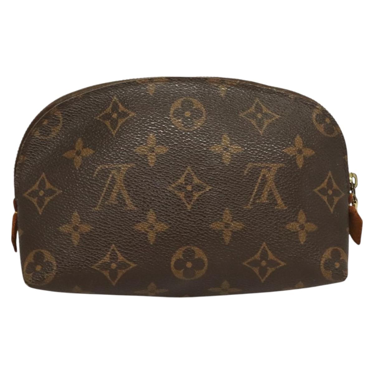 LOUIS VUITTON Monogram Pochette Cosmetic PM Cosmetic Pouch M47515 LV Auth 128419