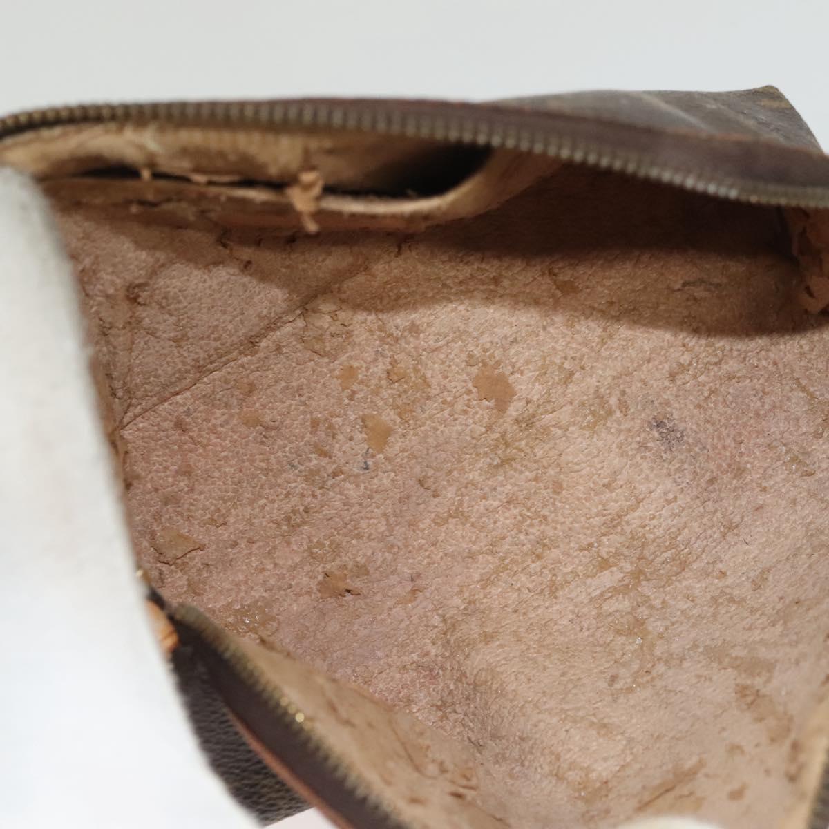 LOUIS VUITTON Monogram Pochette Cosmetic PM Cosmetic Pouch M47515 LV Auth 128420