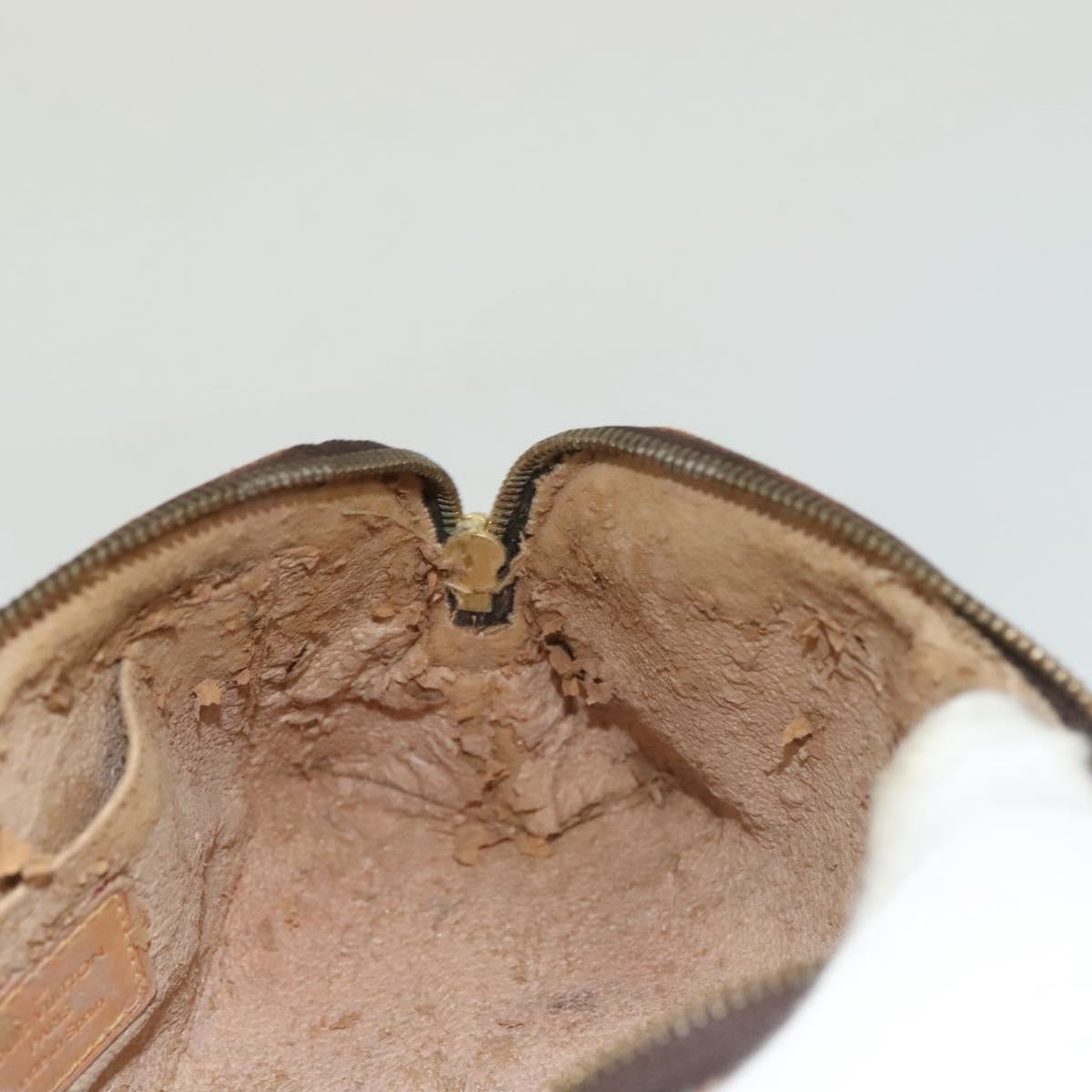 LOUIS VUITTON Monogram Pochette Cosmetic PM Cosmetic Pouch M47515 LV Auth 128420