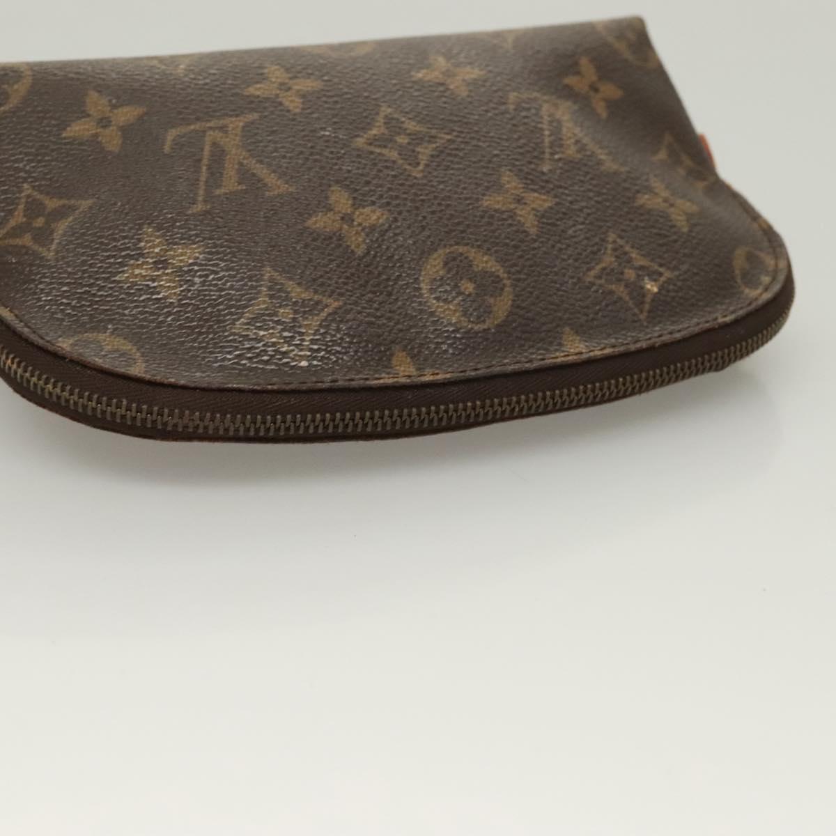 LOUIS VUITTON Monogram Pochette Cosmetic PM Cosmetic Pouch M47515 LV Auth 128420