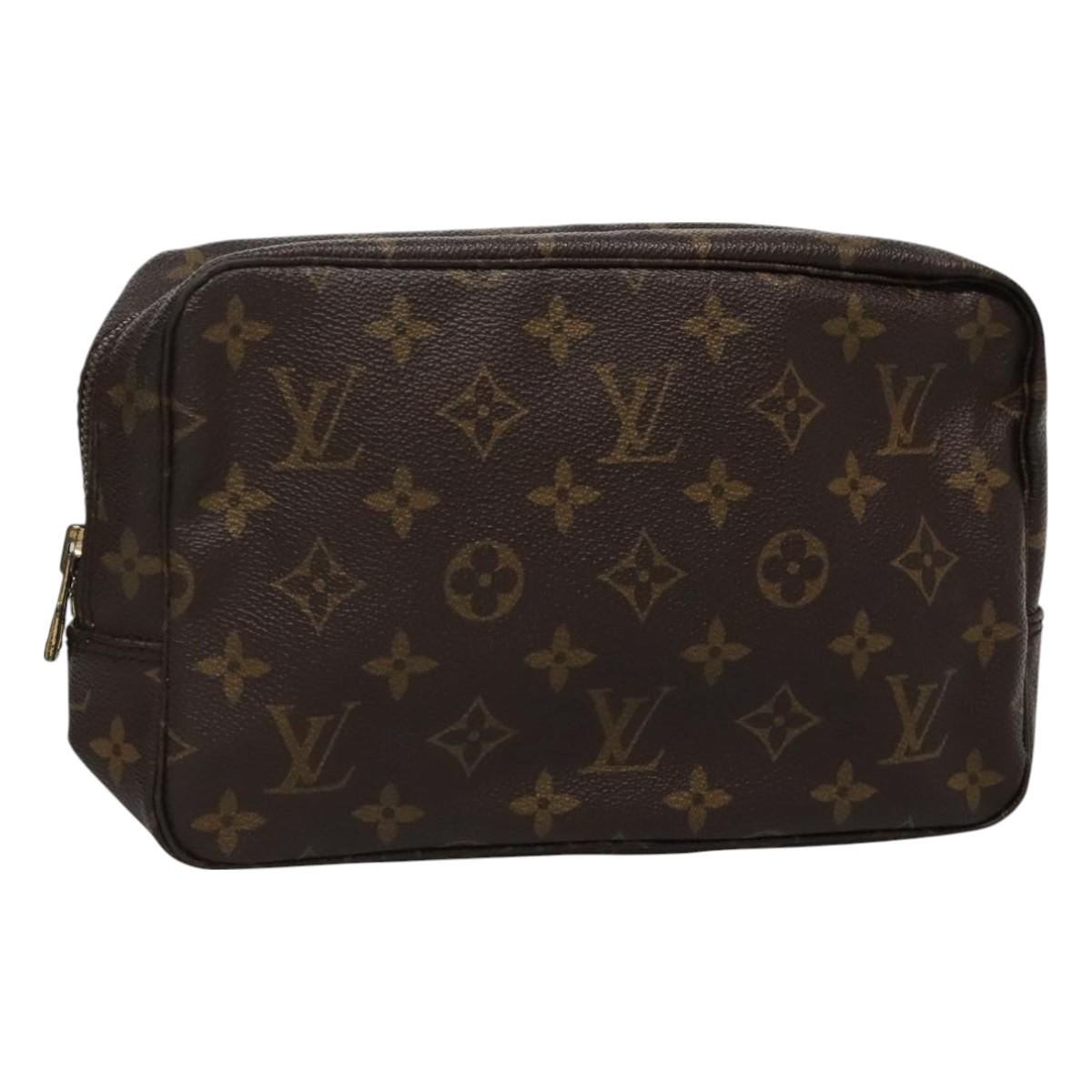 LOUIS VUITTON Monogram Trousse Toilette 23 Clutch Bag M47524 LV Auth 128421