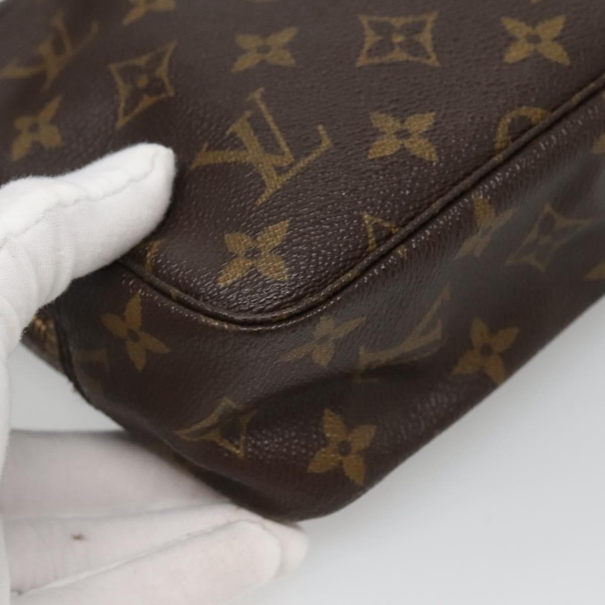 LOUIS VUITTON Monogram Trousse Toilette 23 Clutch Bag M47524 LV Auth 128421