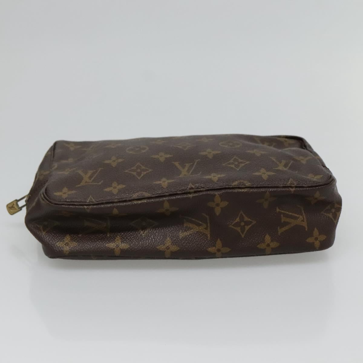 LOUIS VUITTON Monogram Trousse Toilette 23 Clutch Bag M47524 LV Auth 128421