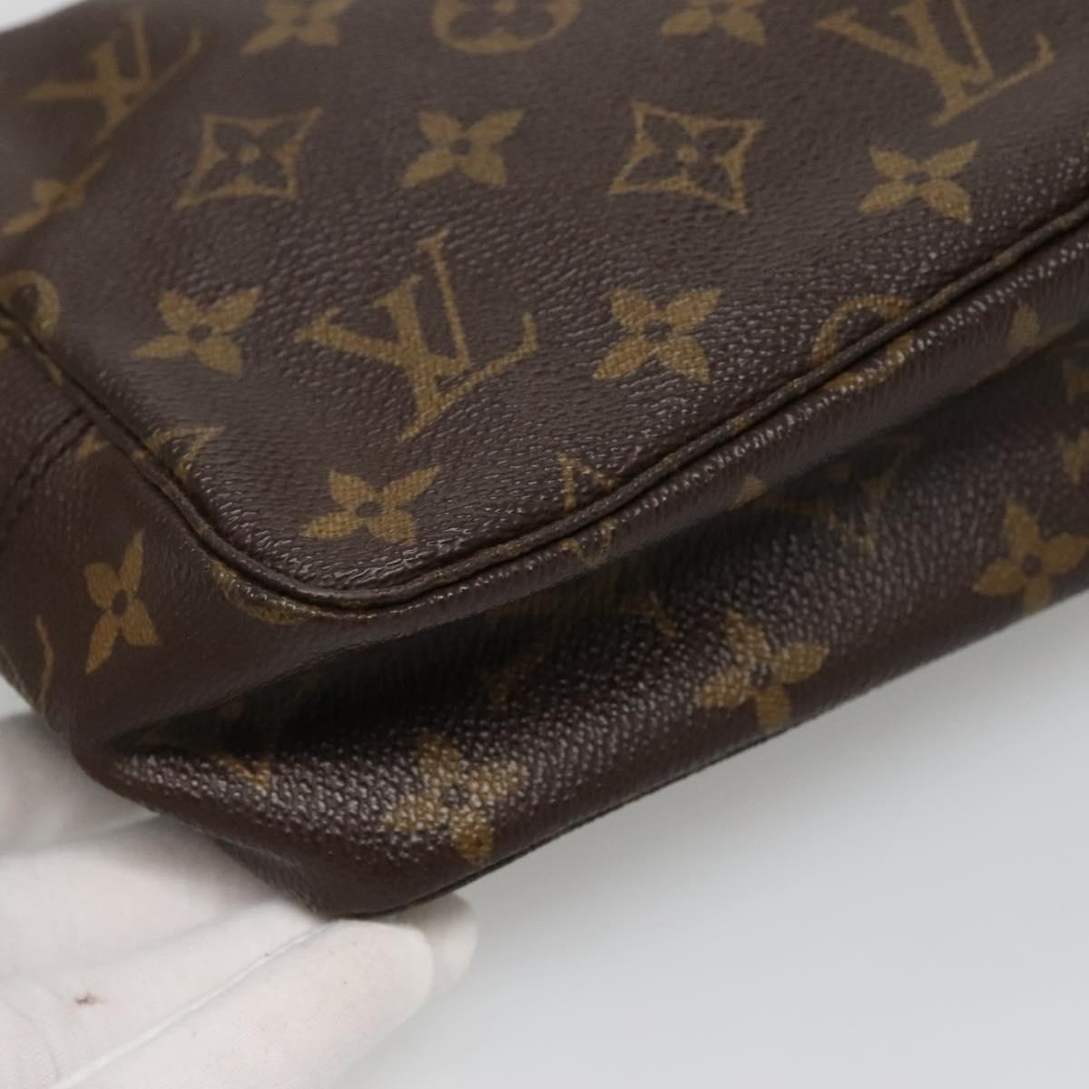 LOUIS VUITTON Monogram Trousse Toilette 23 Clutch Bag M47524 LV Auth 128421
