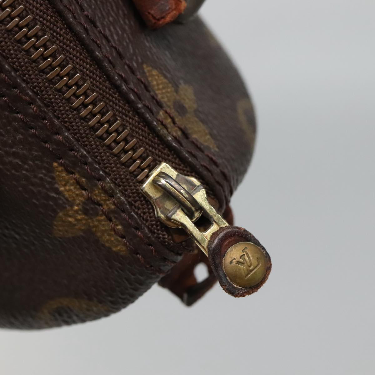 LOUIS VUITTON Monogram Mini Speedy Hand Bag M41534 LV Auth 128423