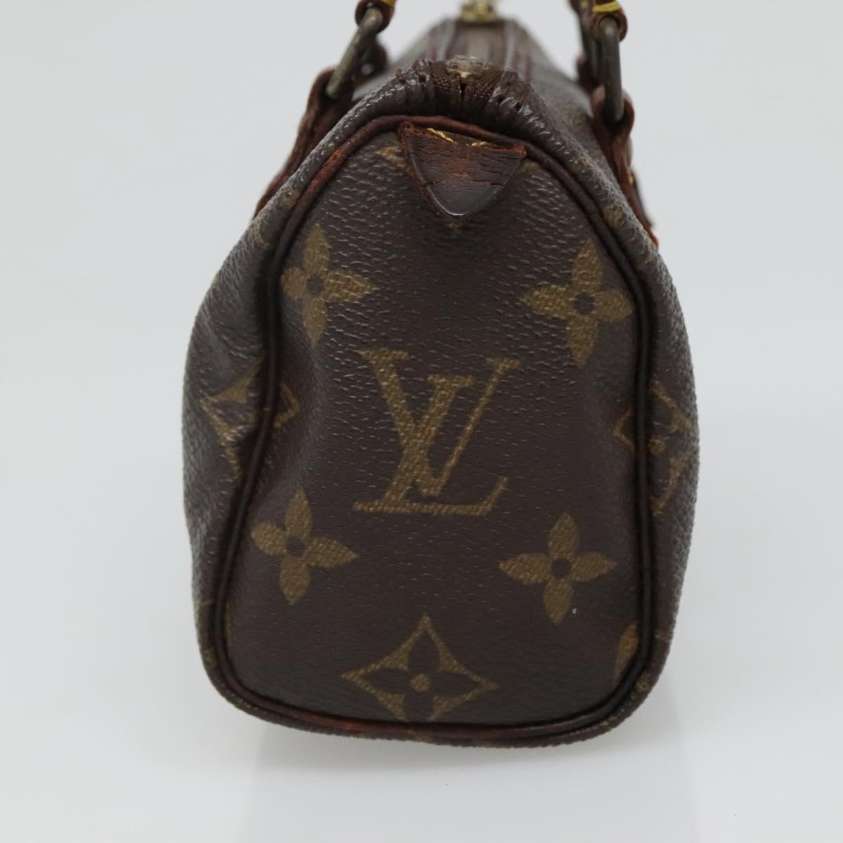 LOUIS VUITTON Monogram Mini Speedy Hand Bag M41534 LV Auth 128423