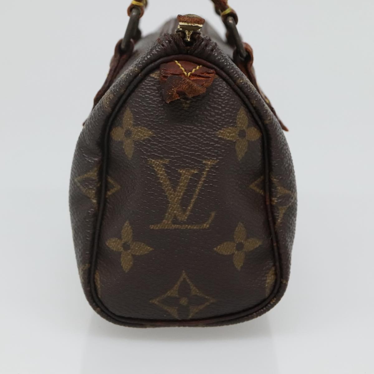 LOUIS VUITTON Monogram Mini Speedy Hand Bag M41534 LV Auth 128423