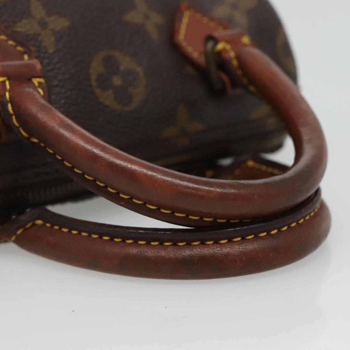 LOUIS VUITTON Monogram Mini Speedy Hand Bag M41534 LV Auth 128423