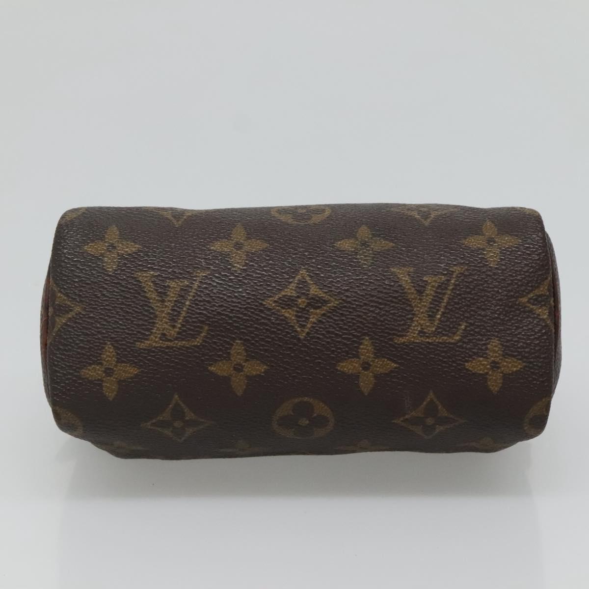 LOUIS VUITTON Monogram Mini Speedy Hand Bag M41534 LV Auth 128423