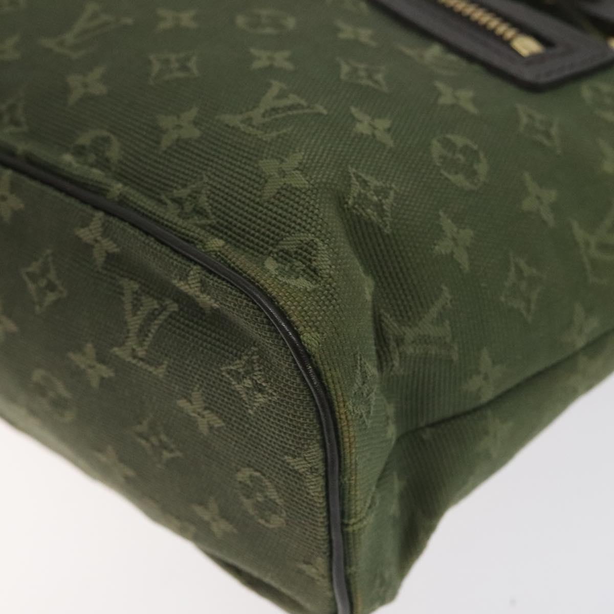 LOUIS VUITTON Monogram Mini Lucille PM Hand Bag TST Khaki M92682 LV Auth 128427