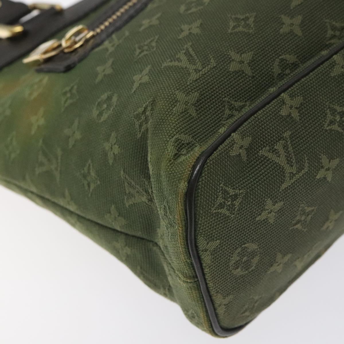 LOUIS VUITTON Monogram Mini Lucille PM Hand Bag TST Khaki M92682 LV Auth 128427