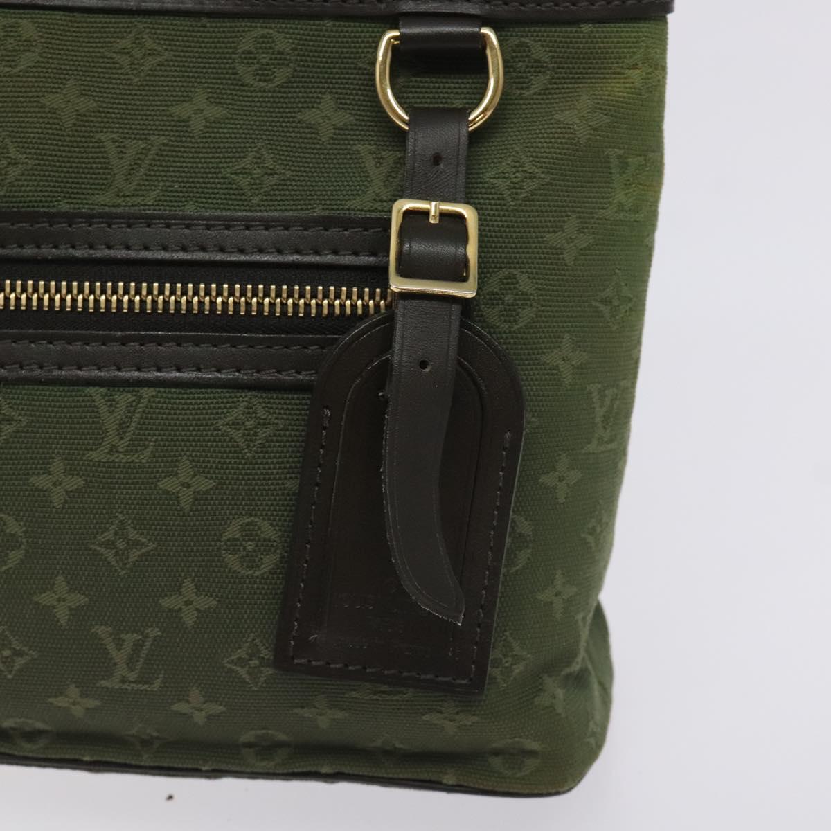LOUIS VUITTON Monogram Mini Lucille PM Hand Bag TST Khaki M92682 LV Auth 128427