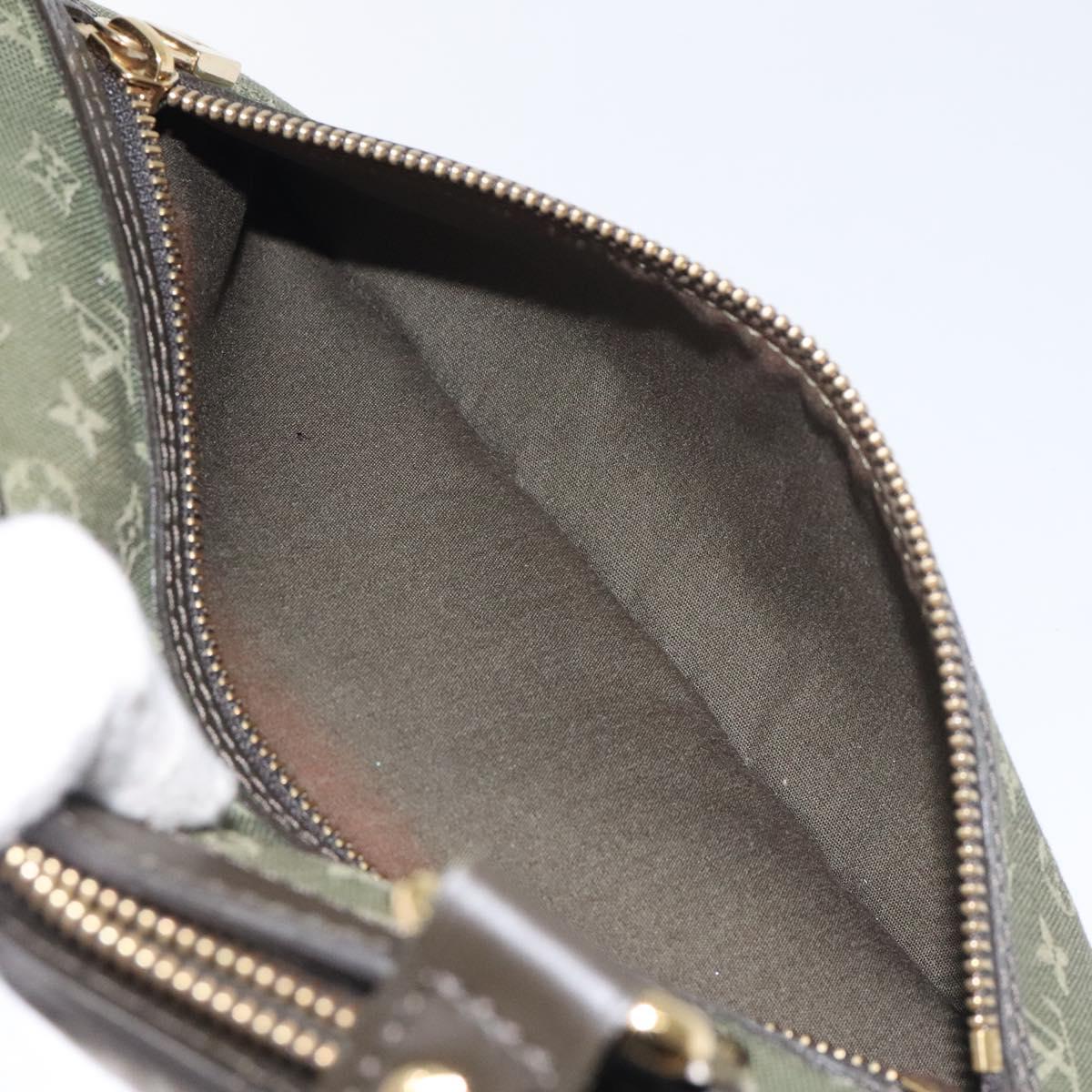 LOUIS VUITTON Monogram Mini Lucille PM Hand Bag TST Khaki M92682 LV Auth 128427