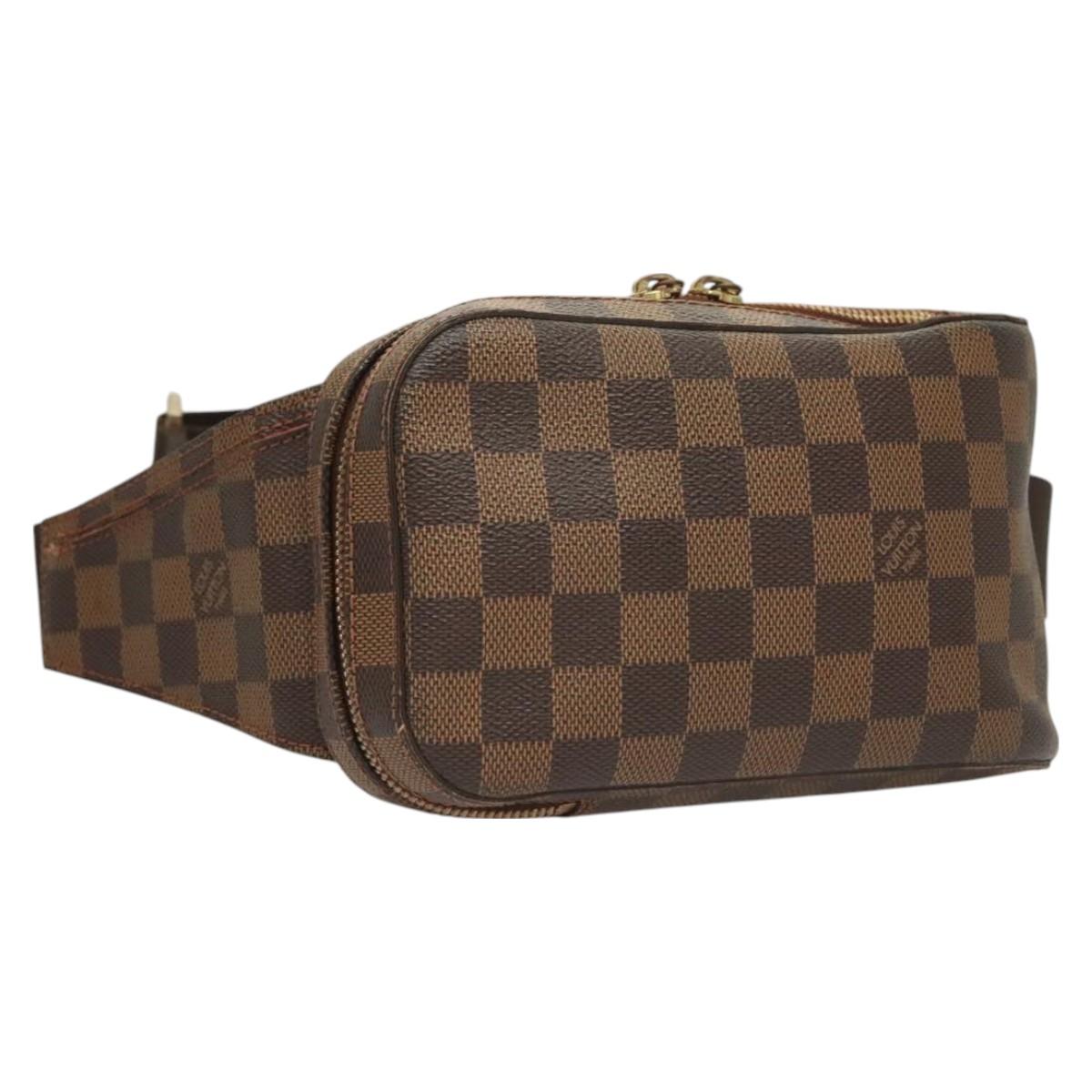 LOUIS VUITTON Damier Ebene Geronimos Shoulder Bag N51994 LV Auth 128430