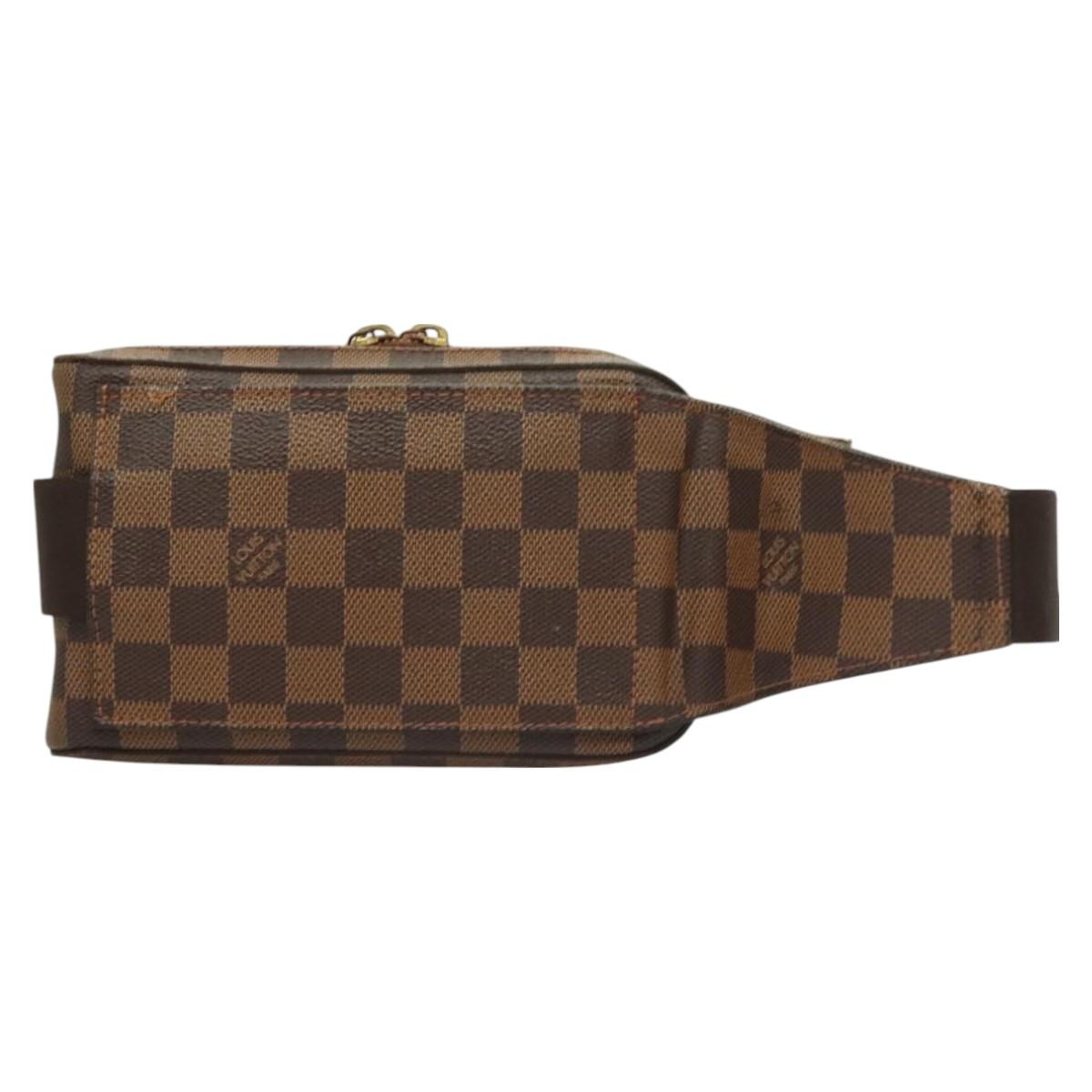 LOUIS VUITTON Damier Ebene Geronimos Shoulder Bag N51994 LV Auth 128430