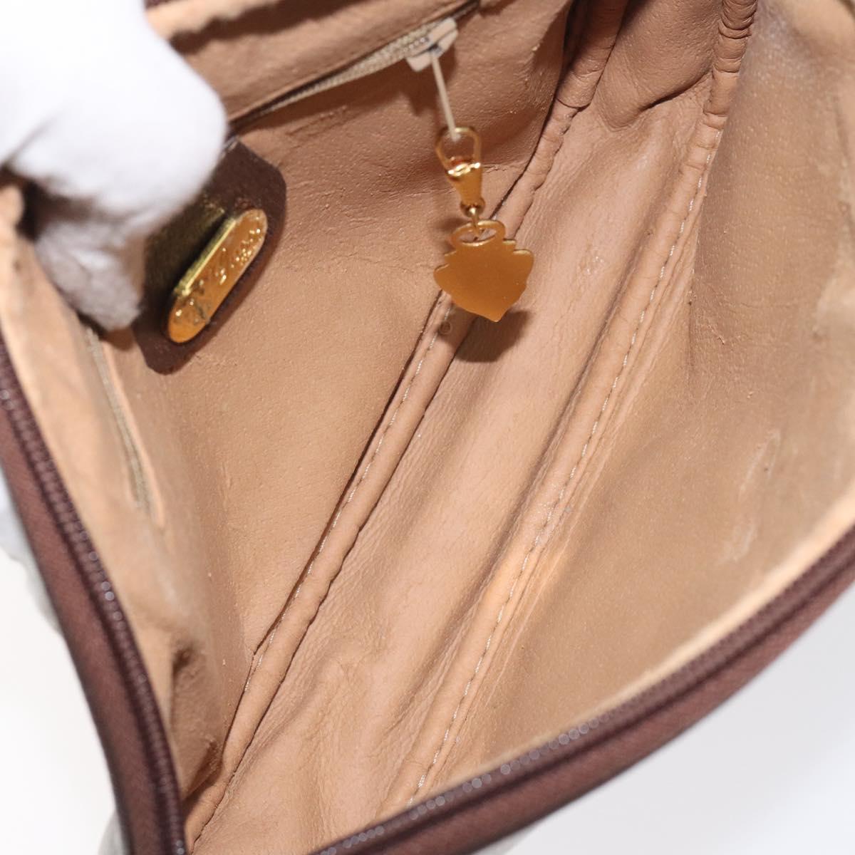 GUCCI GG Supreme Shoulder Bag PVC Beige Gold 007 89 1113 Auth 128435
