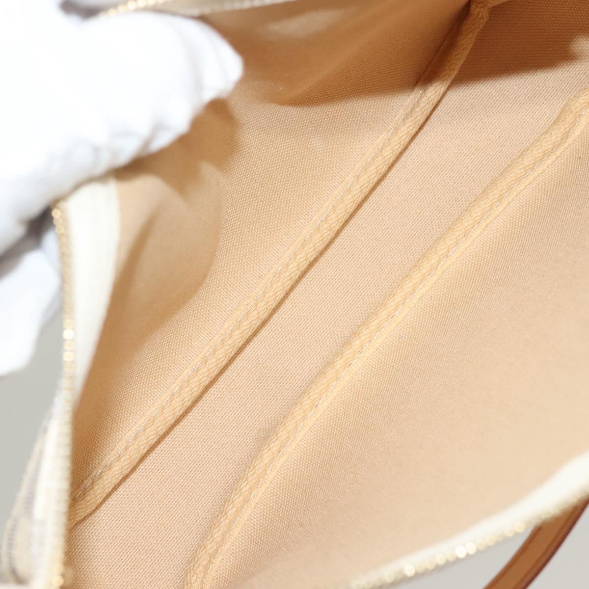 LOUIS VUITTON Damier Azur Pochette Accessoires Pouch N51986 LV Auth 128466V