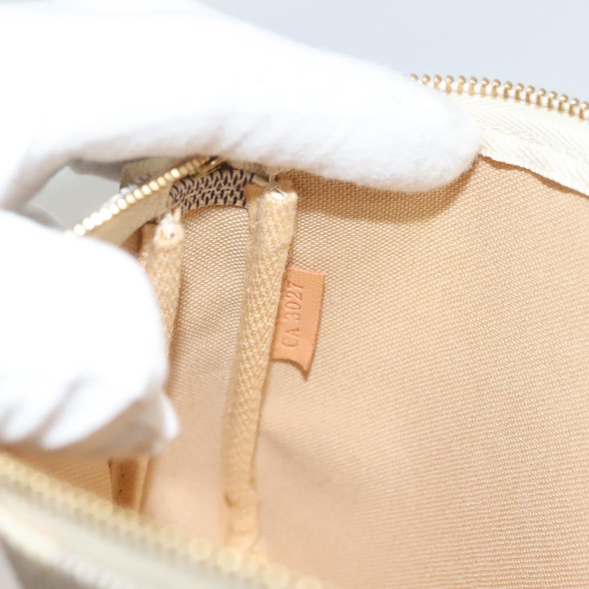 LOUIS VUITTON Damier Azur Pochette Accessoires Pouch N51986 LV Auth 128466V