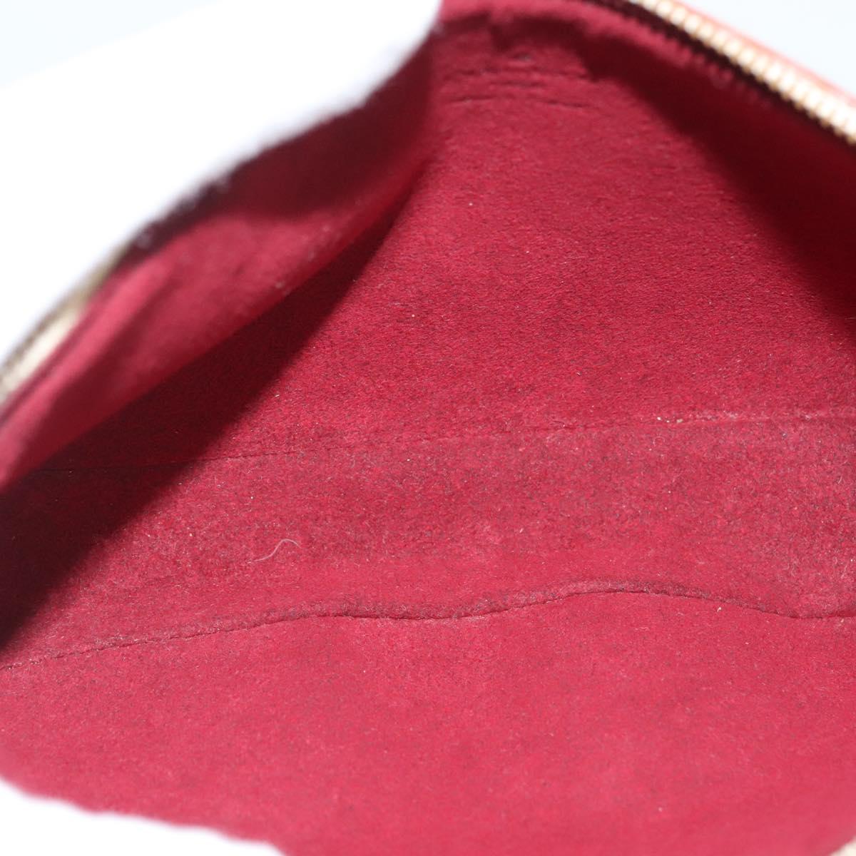 LOUIS VUITTON Multicolor Pochette Accessoires Pouch White M92649 LV Auth 128470V