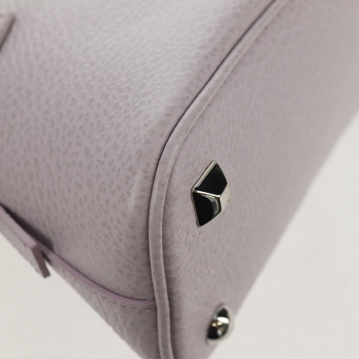 Maison Margiela Chain Shoulder Bag Leather 2way Pastel Purple Auth 128503M