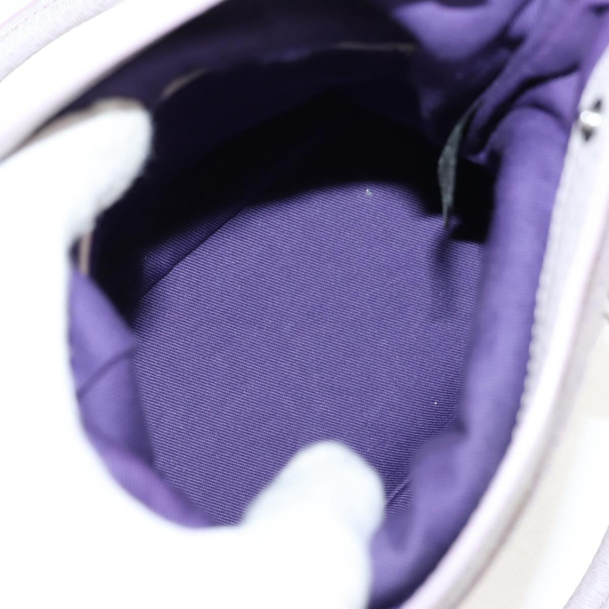 Maison Margiela Chain Shoulder Bag Leather 2way Pastel Purple Auth 128503M