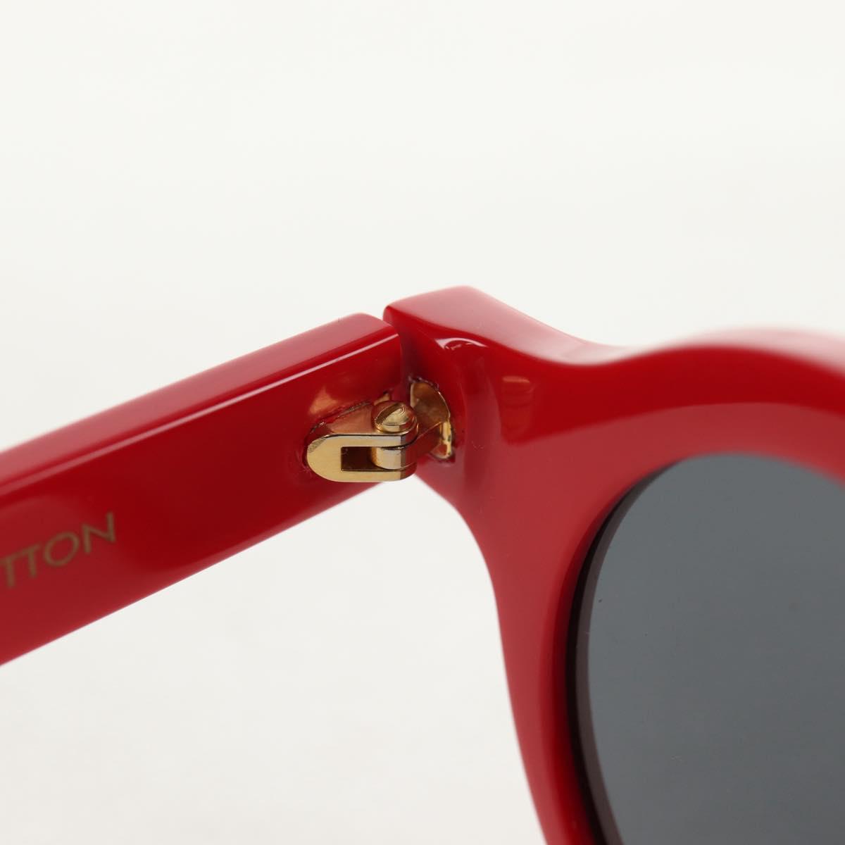 LOUIS VUITTON LV × Supreme Sunglasses plastic Red LV Auth 128513M