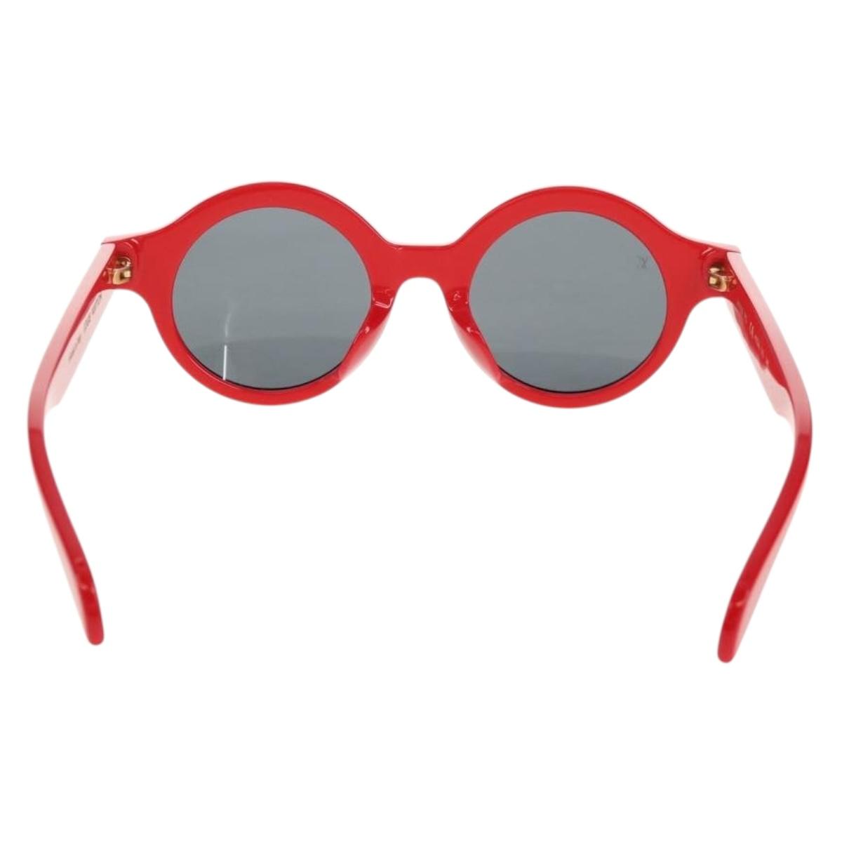 LOUIS VUITTON LV × Supreme Sunglasses plastic Red LV Auth 128513M