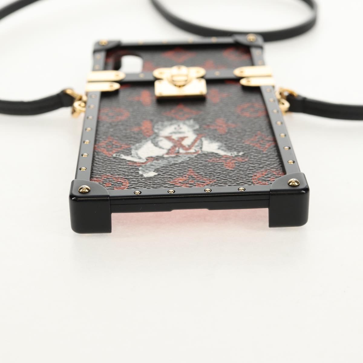 LOUIS VUITTON Catgram iPhone X iPhone XS Eye Trunk iPhone M63891 LV Auth 128518M