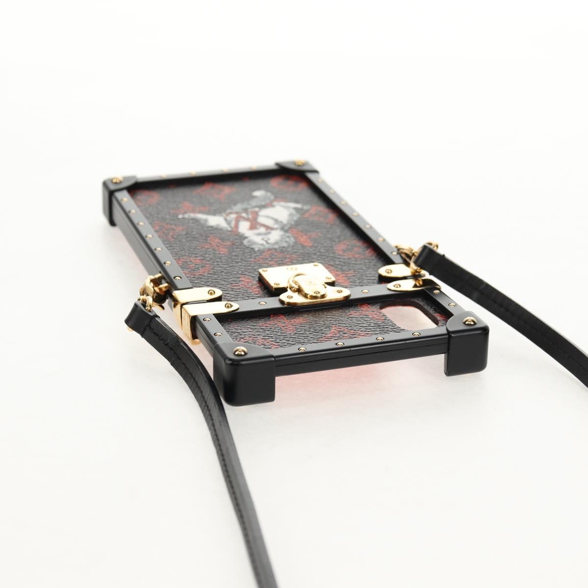 LOUIS VUITTON Catgram iPhone X iPhone XS Eye Trunk iPhone M63891 LV Auth 128518M