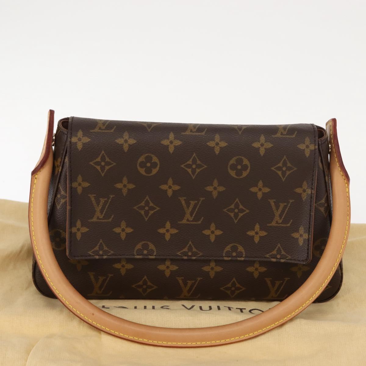 LOUIS VUITTON Monogram Mini Looping Shoulder Bag M51147 LV Auth 128524V