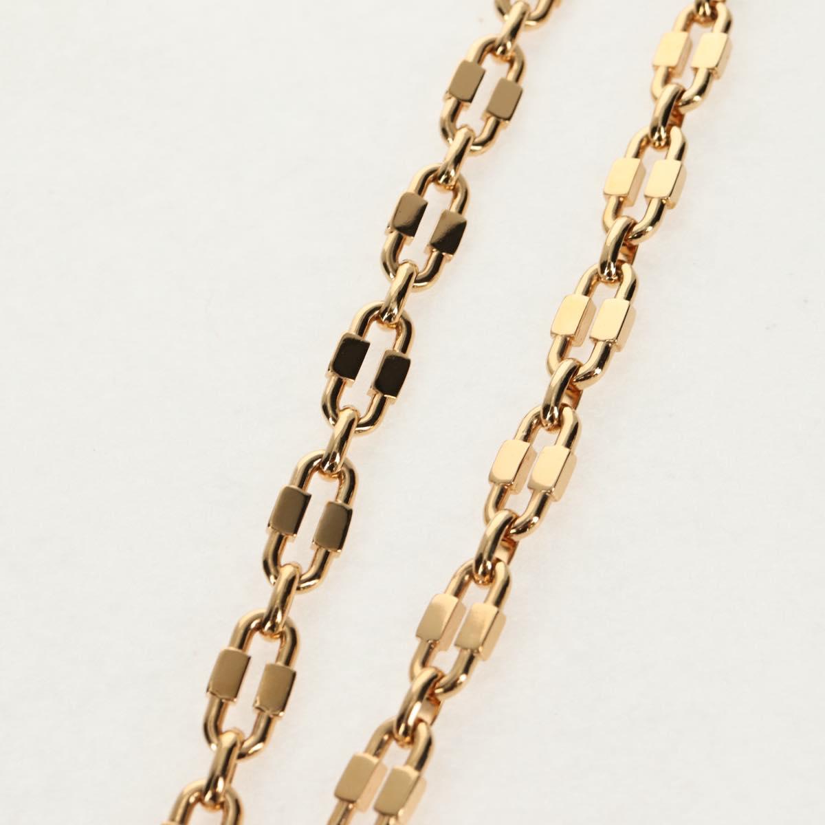 LOUIS VUITTON Petite Malle Necklace Bag Motif metal Gold M62814 LV Auth 128529M