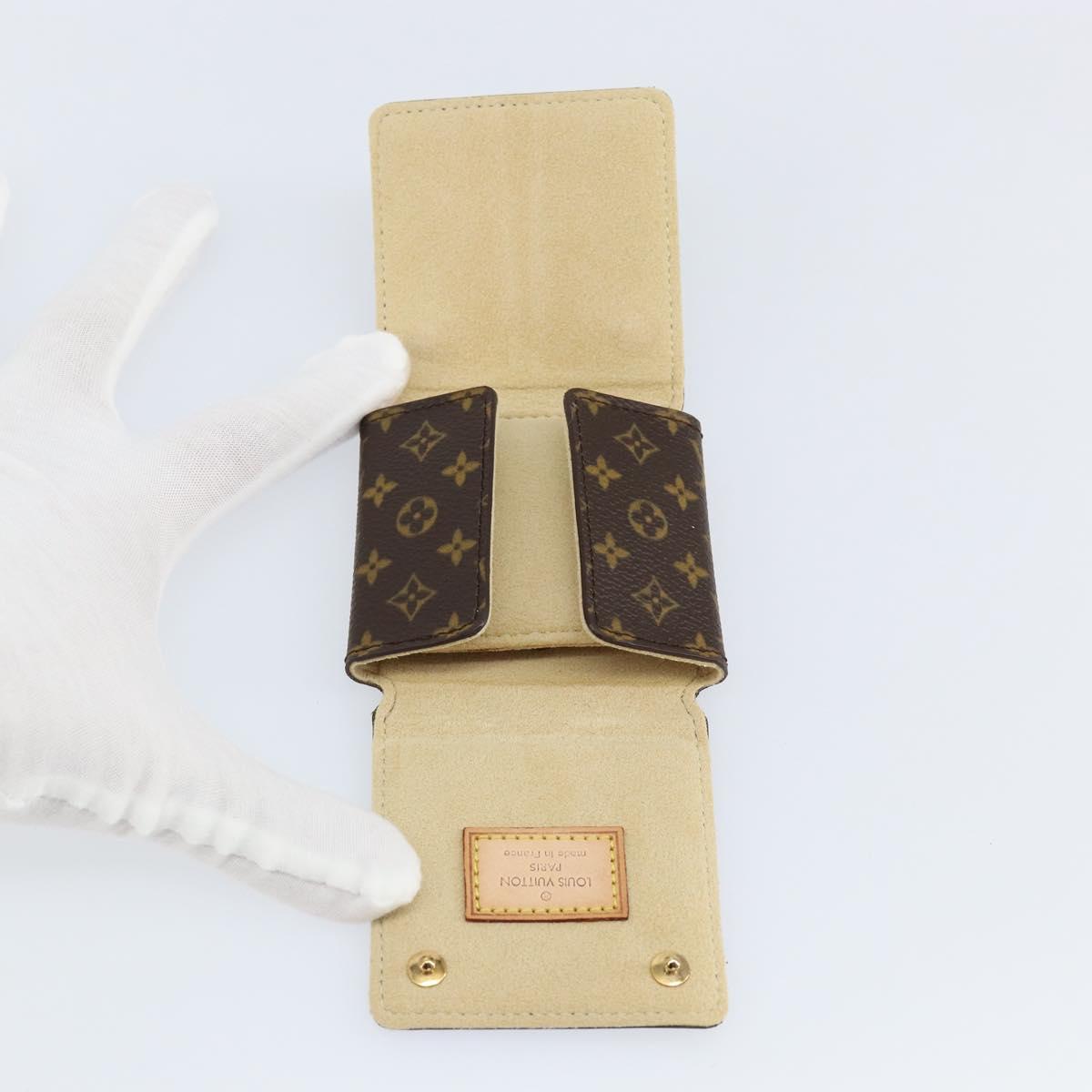 LOUIS VUITTON Monogram Jewelry case Jewelry Box LV Auth 128535
