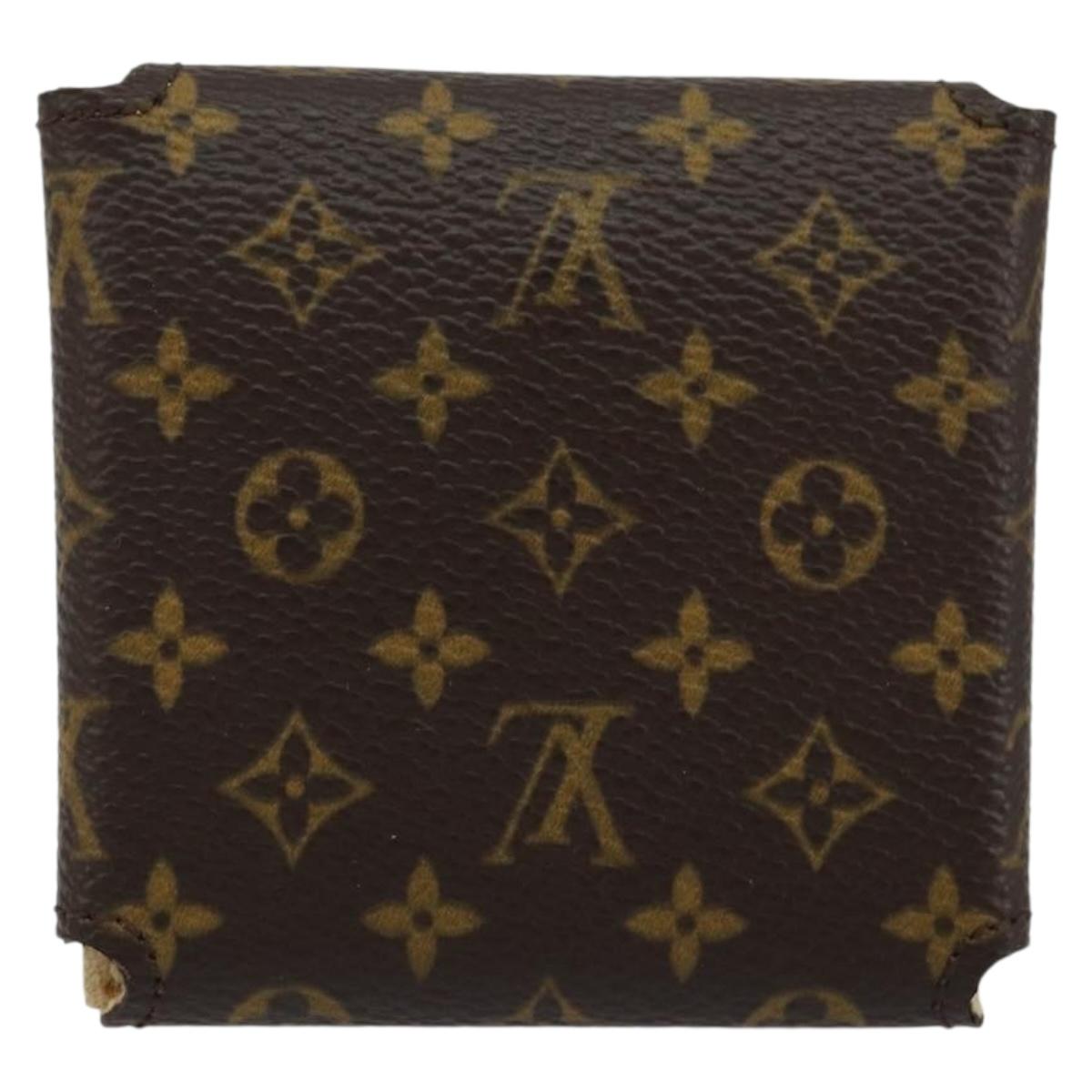 LOUIS VUITTON Monogram Jewelry case Jewelry Box LV Auth 128535