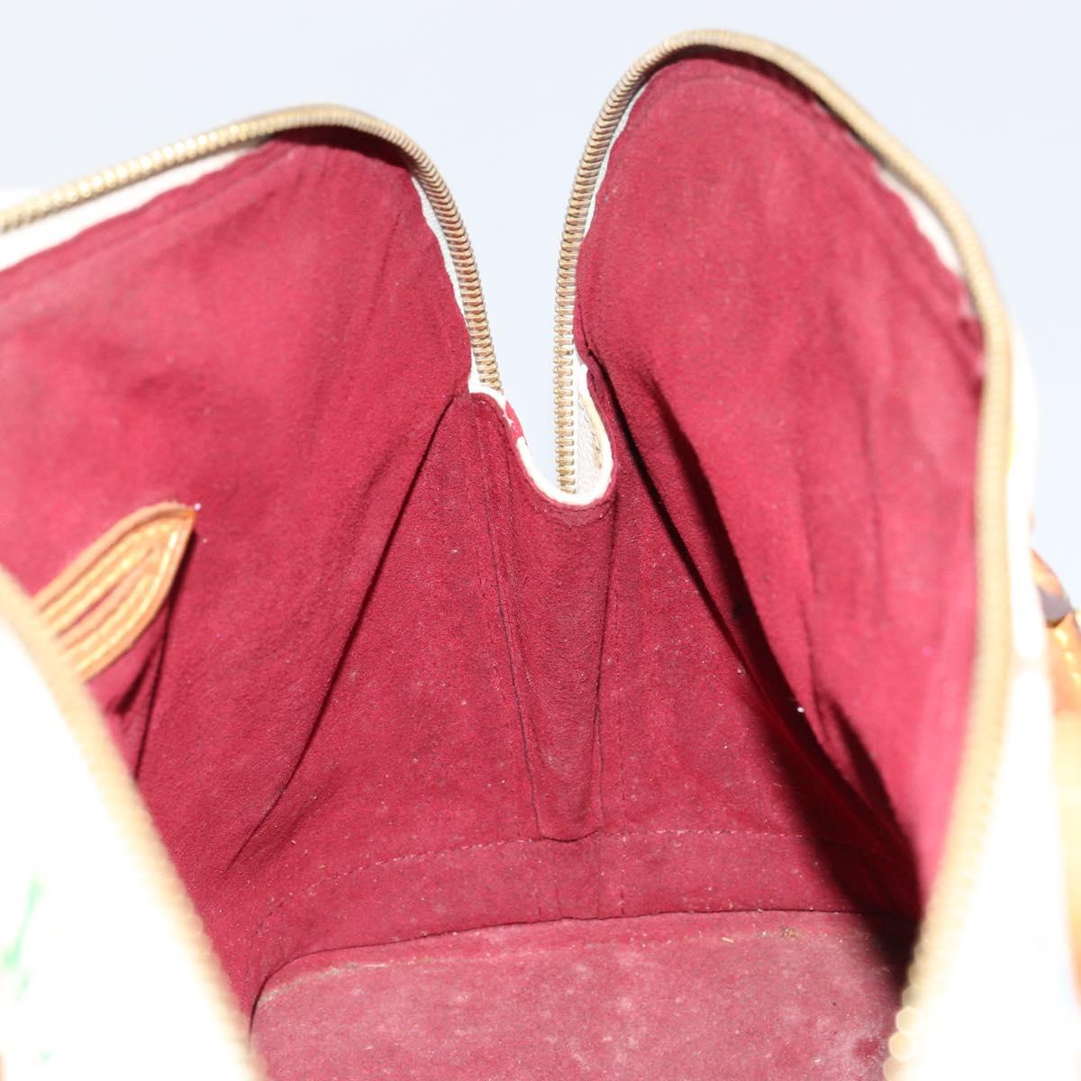 LOUIS VUITTON Monogram Multicolor Alma Hand Bag White M92647 LV Auth 128538